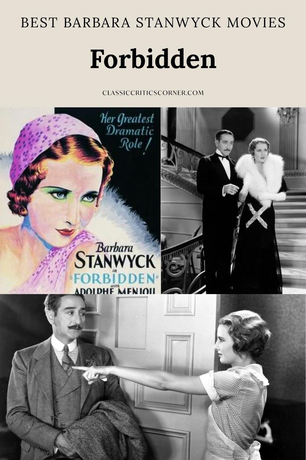 best barbara stanwyck movies fobidden