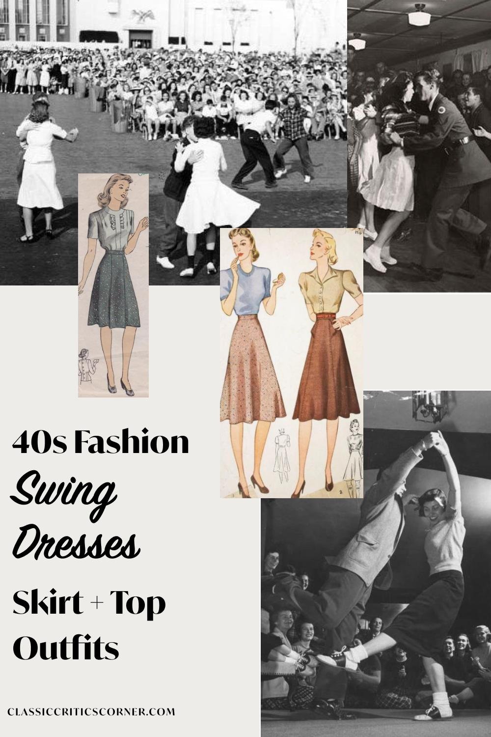 40s style dresses
