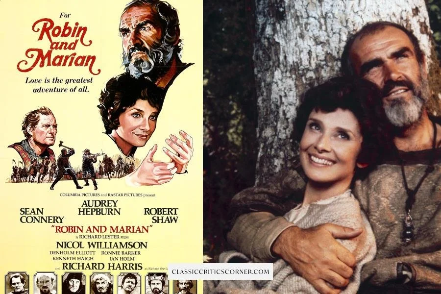 Images from the Audrey Hepburn movie "Robin and Marian"