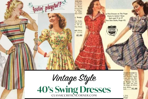 1940s Junior Guild  Original Swing Dress main image 0