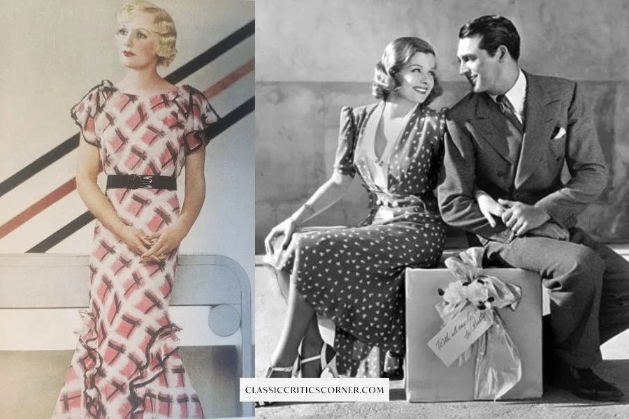 Evening Wear Vintage Dresses 1930s Style 1930s Evening Dress - Main Image