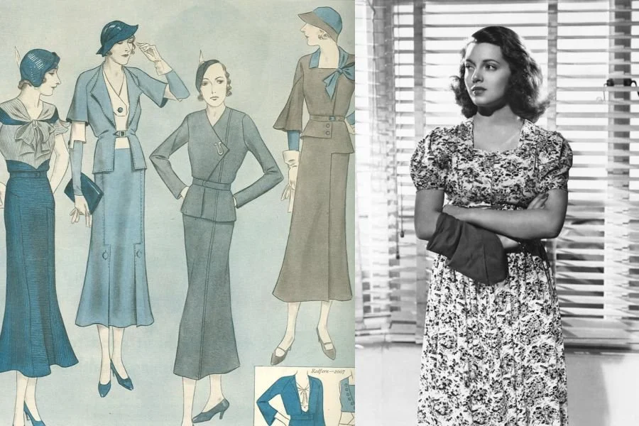 1930s glamour aesthetic