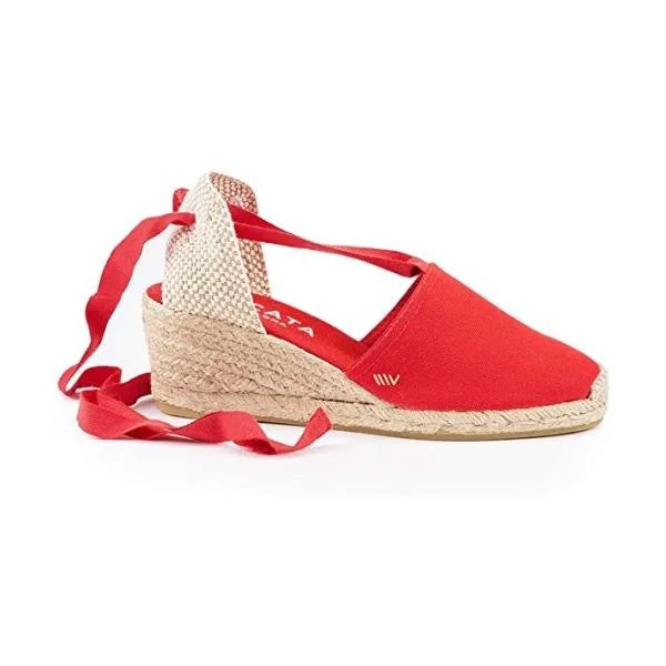 grace kelly espadrilles red