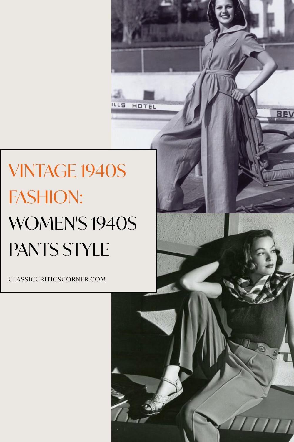 1940's Sewing Pattern Women's Jacket & Slacks Suit - Bust 30