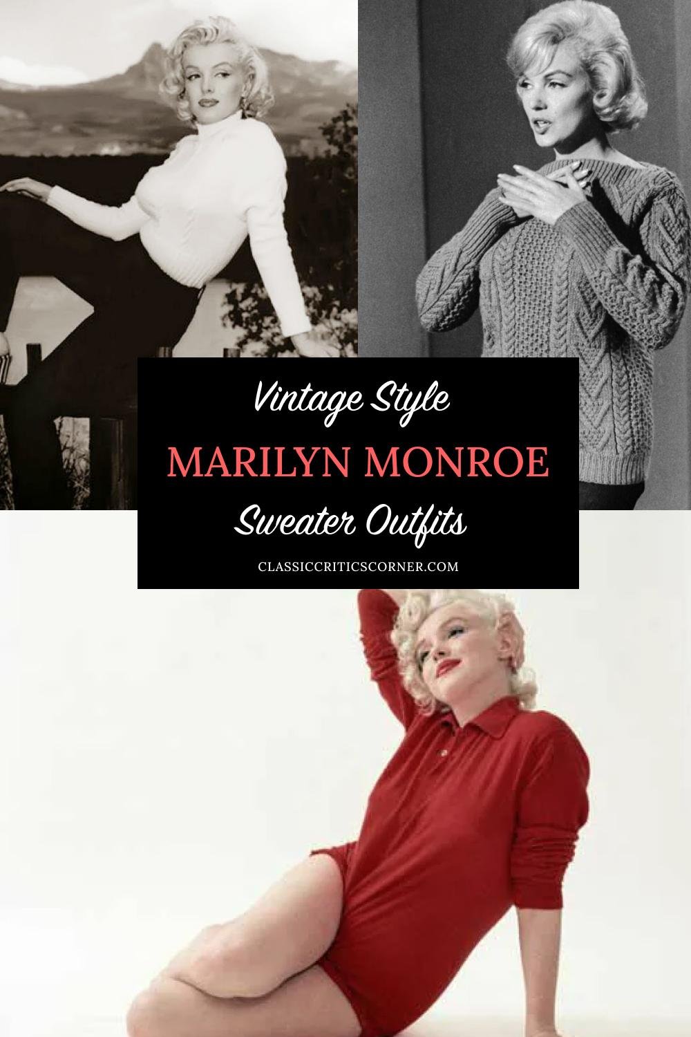 Marilyn's “Let's Make Love” Aran Jumper – The Girl loves vintage