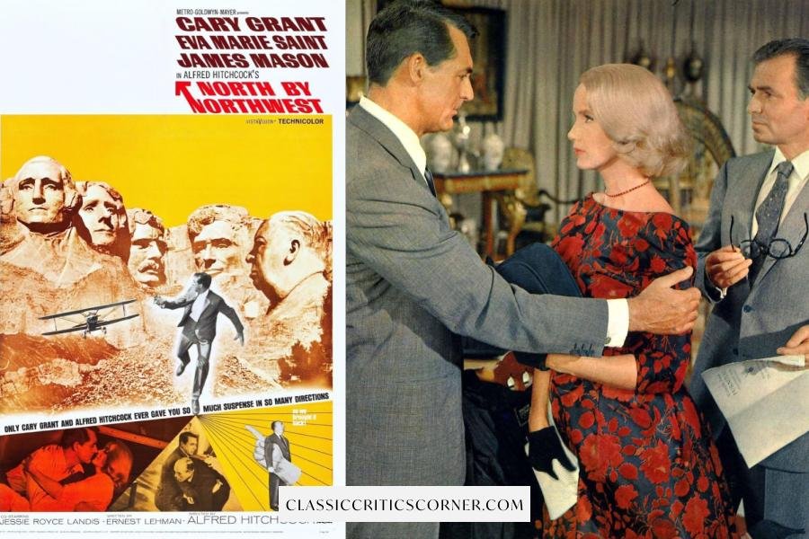 images from Alfred Hitchcock's North by Northwest