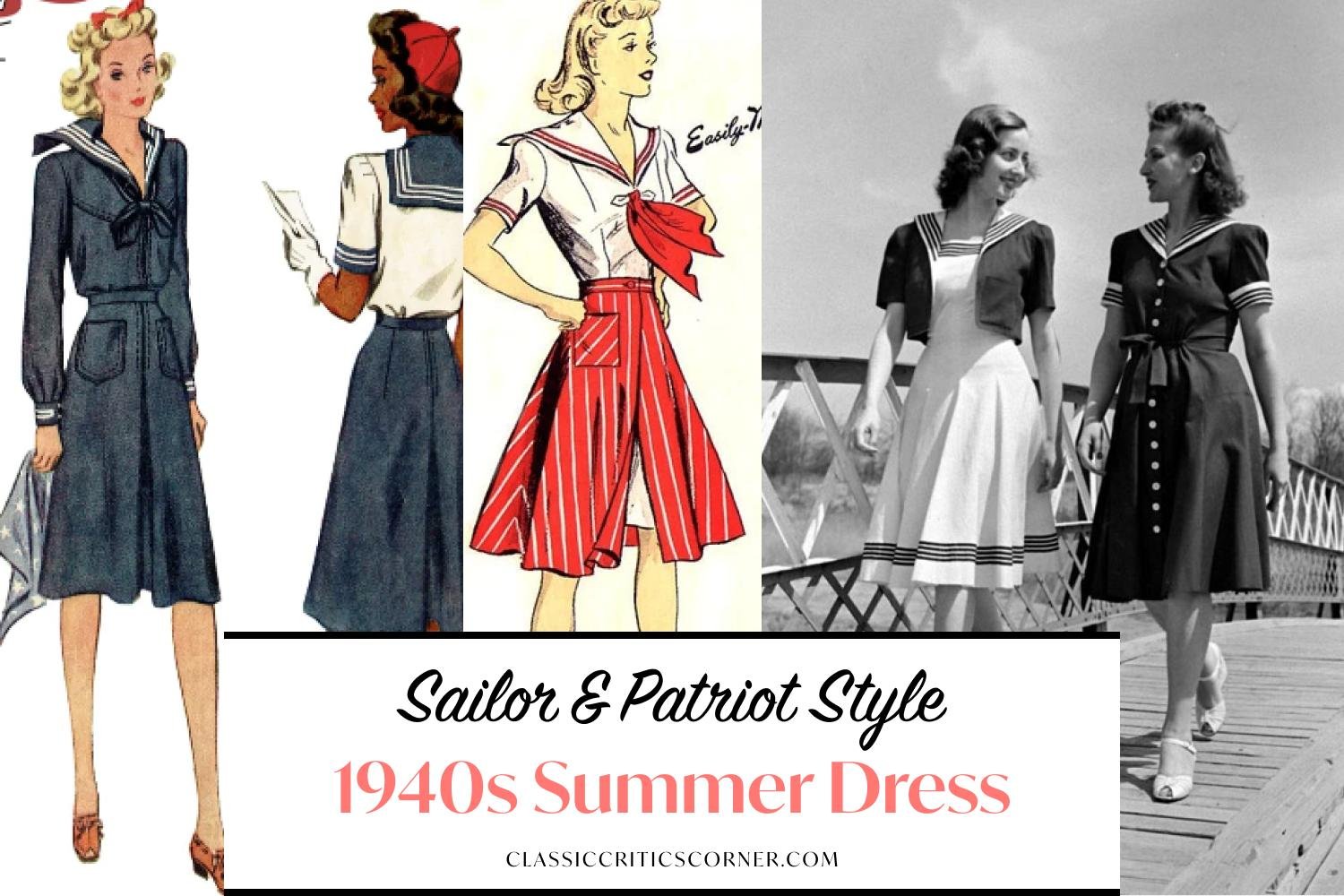 vintage summer dresses 1940s