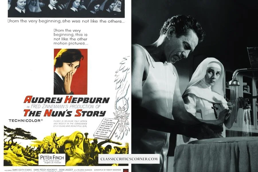 Images from the Audrey Hepburn movie "The Nun's Story"