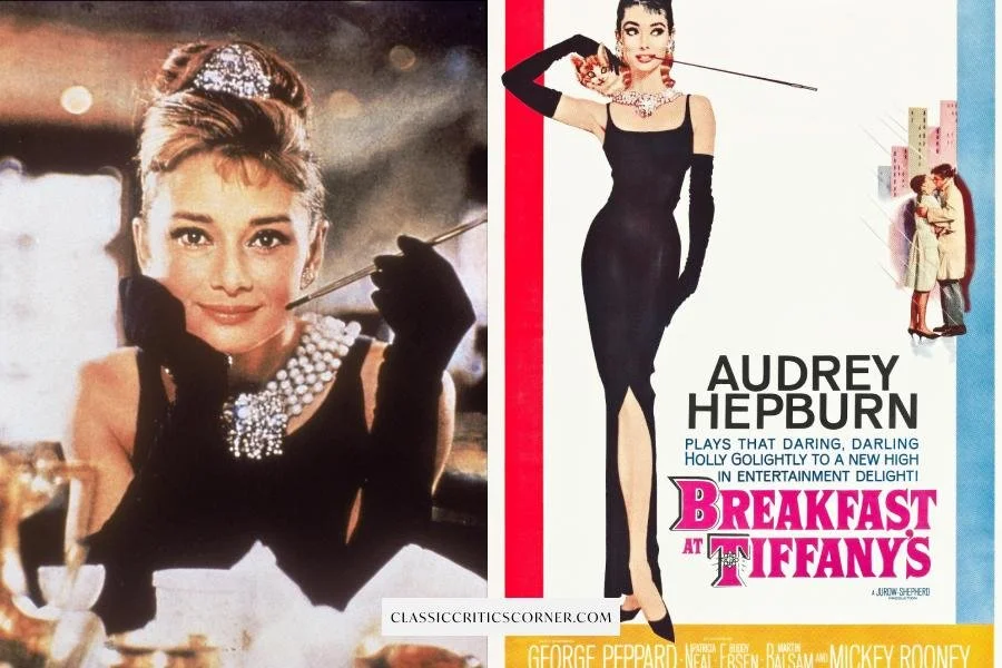 Images from the Audrey Hepburn movie "Breakfast at Tiffany's"