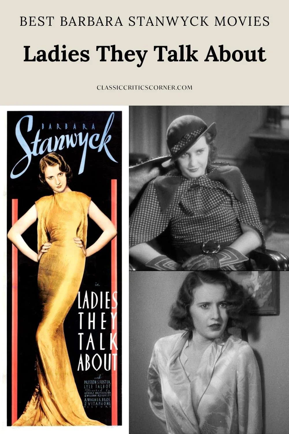 best barbara stanwyck movies ladies they talk about