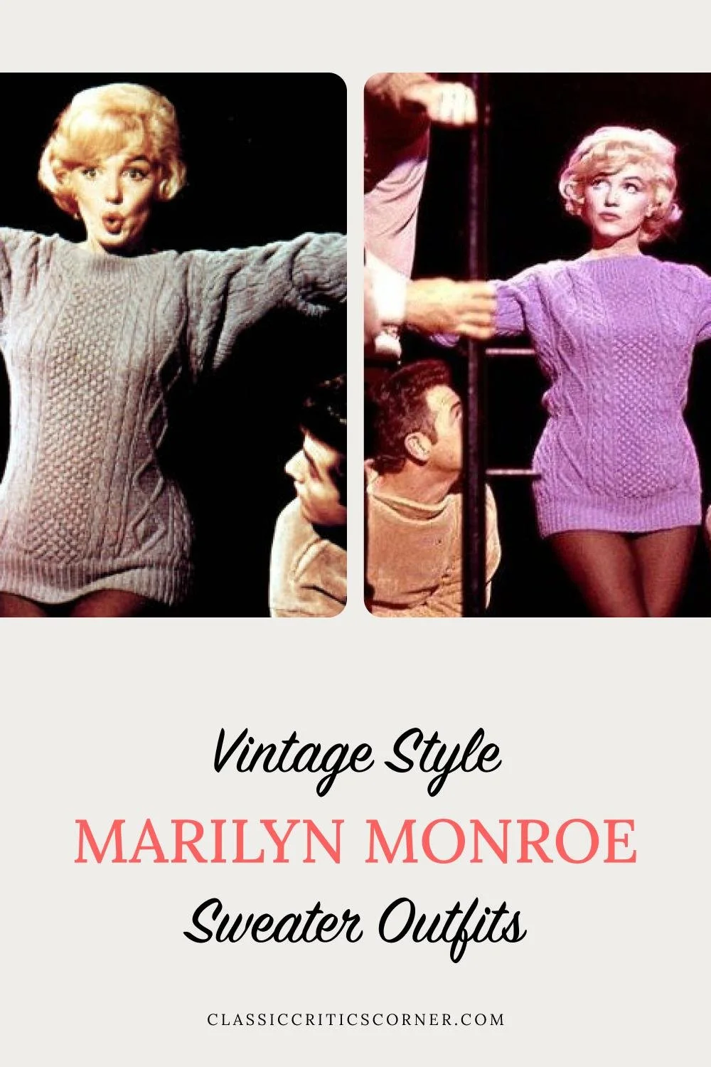 marilyn monroe style sweaters