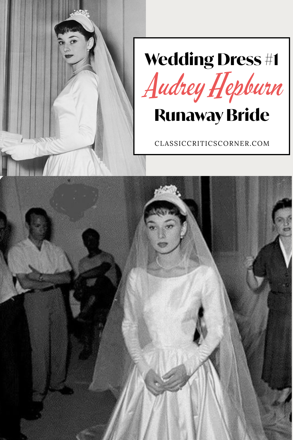 audrey hepburn wedding dress