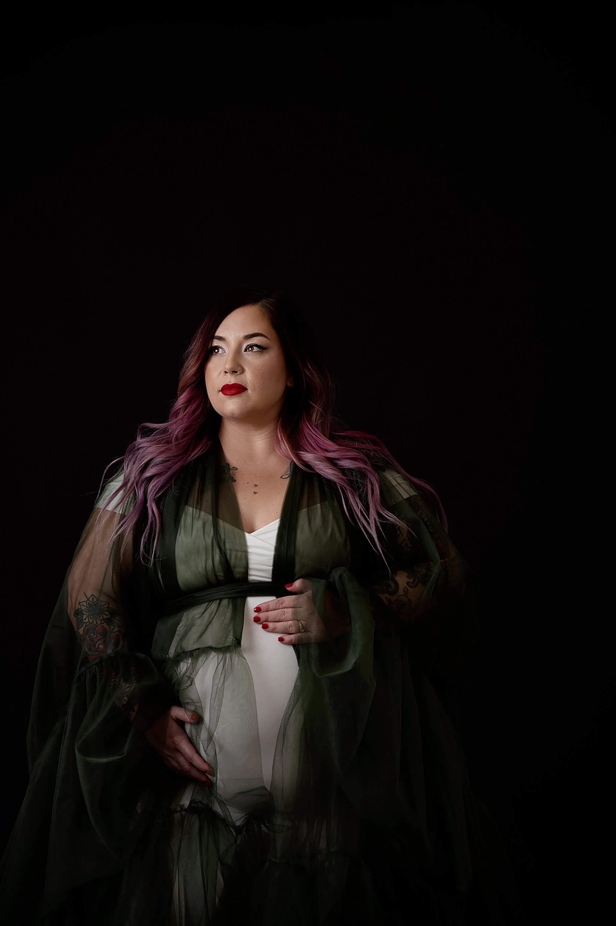 Serious Maternity Beauty Shot