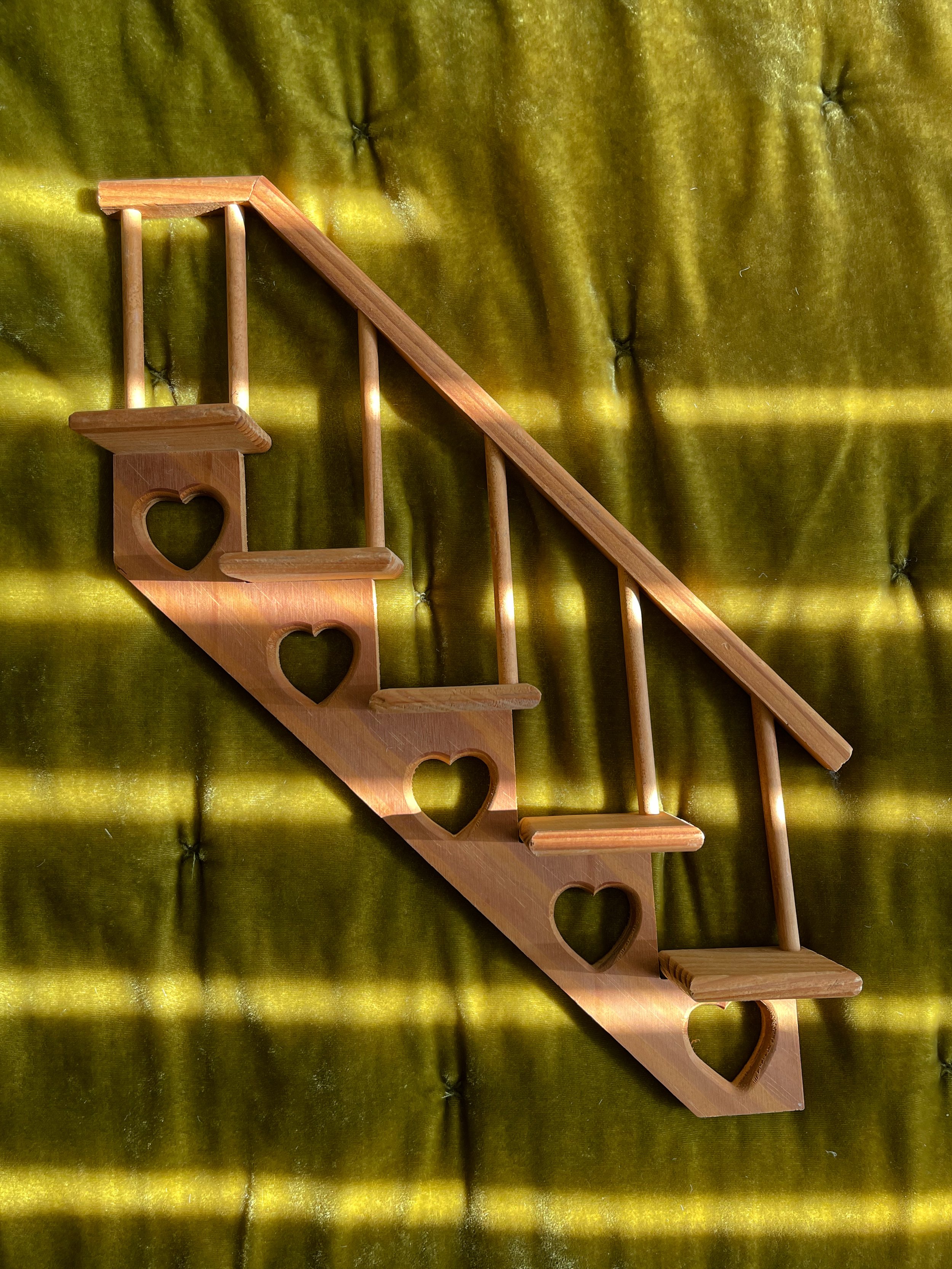 VTG Wooden Staircase Shelf