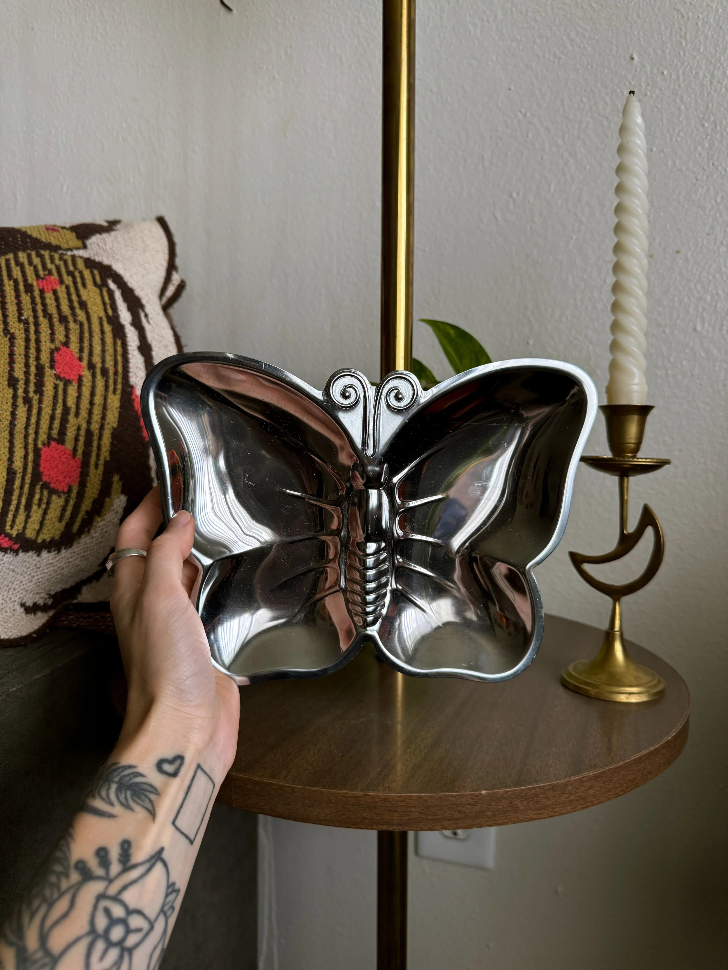 VTG Chrome Butterfly Tray