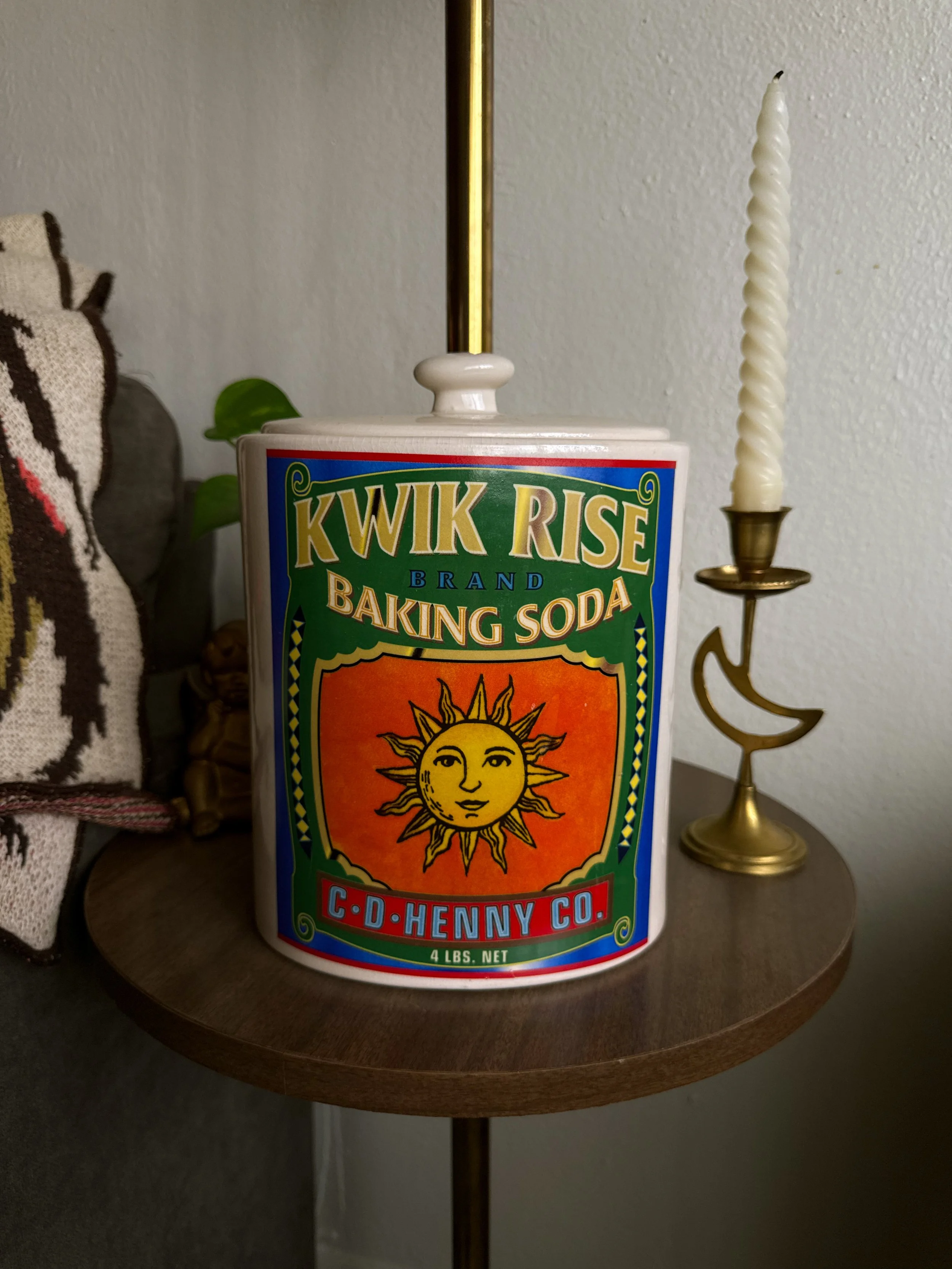 VTG Ceramic Sun Canister Jar