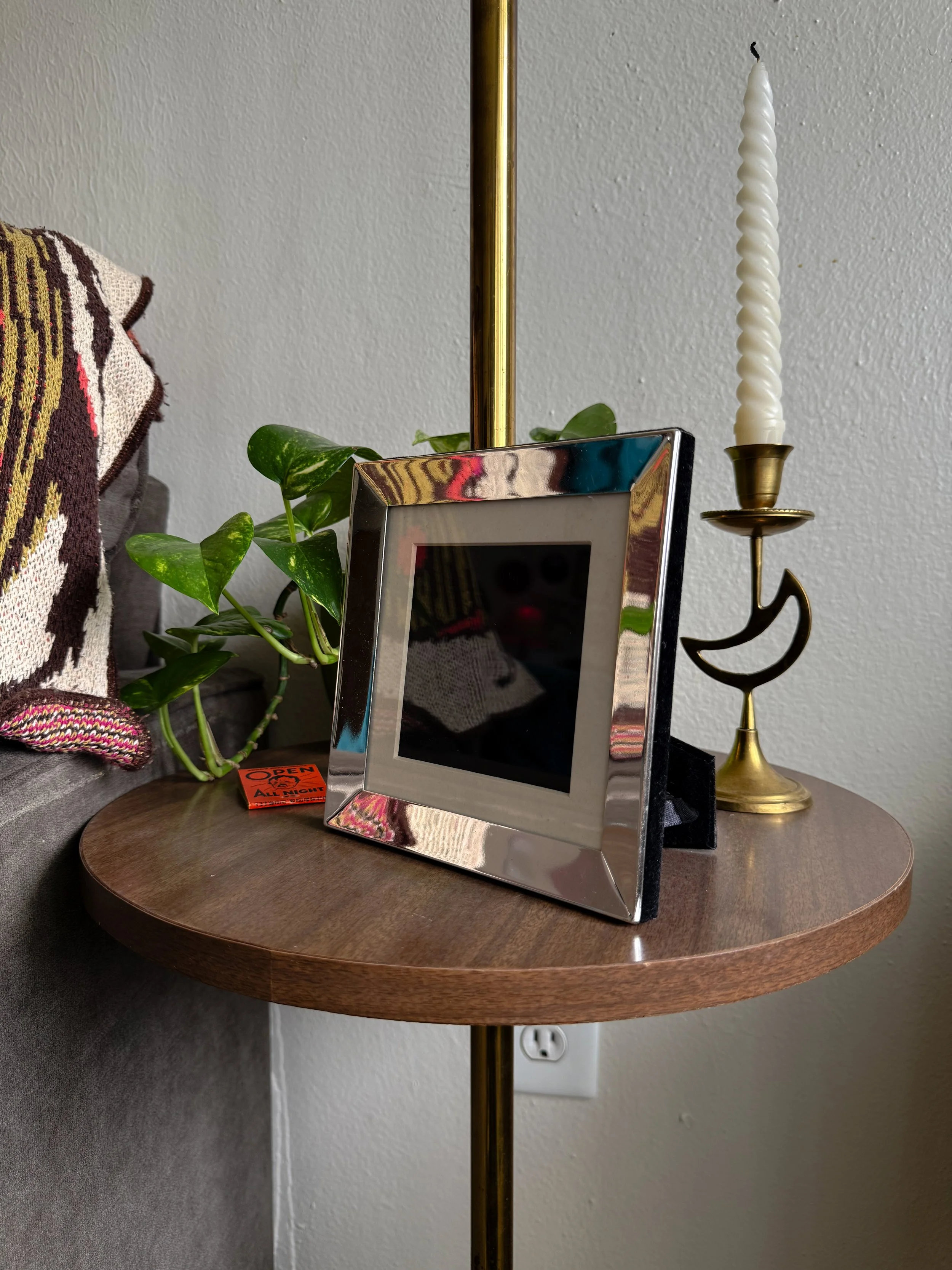 VTG Chrome Photo Frame