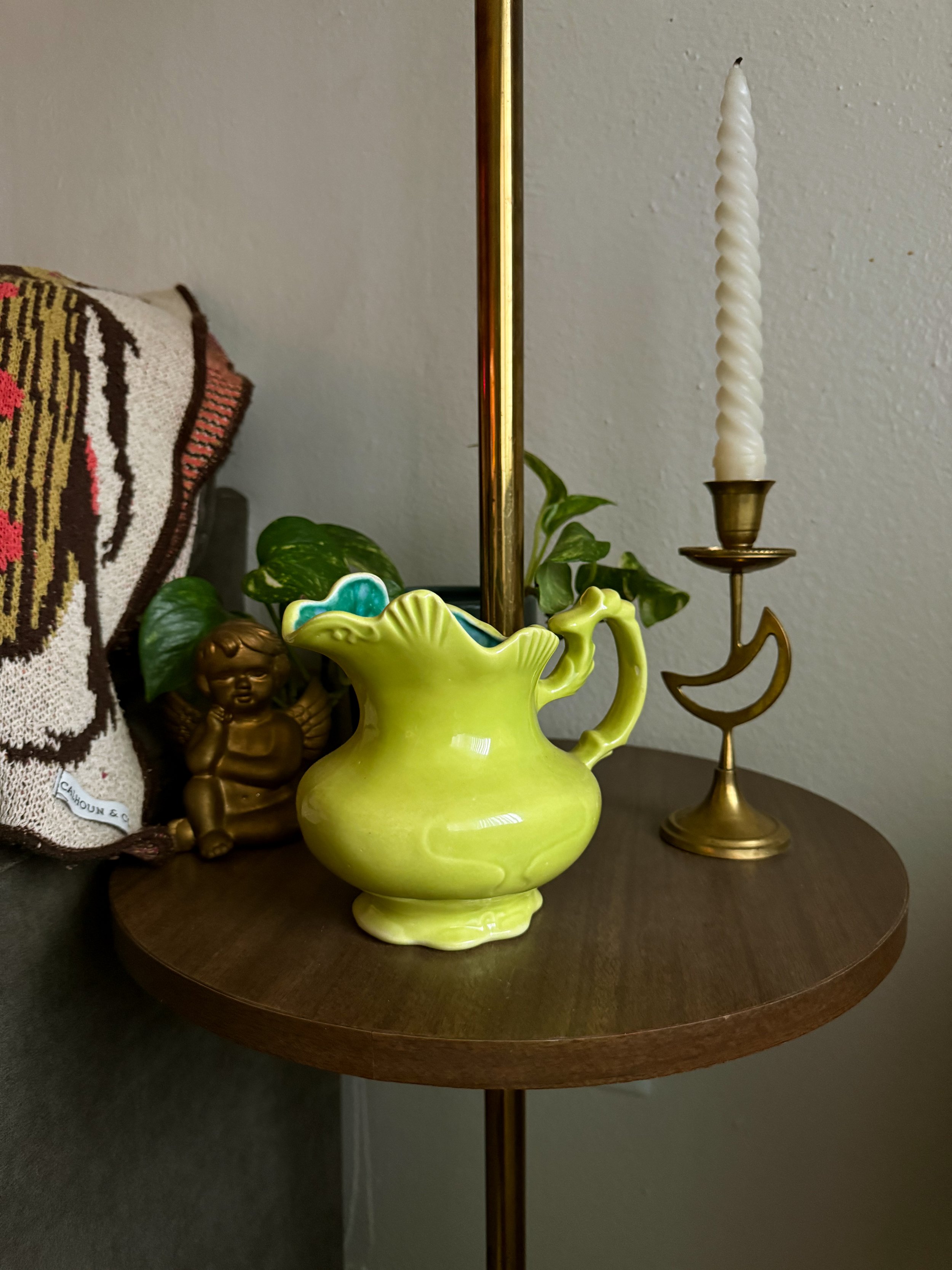 Handmade 1970s Ceramic Pitcher