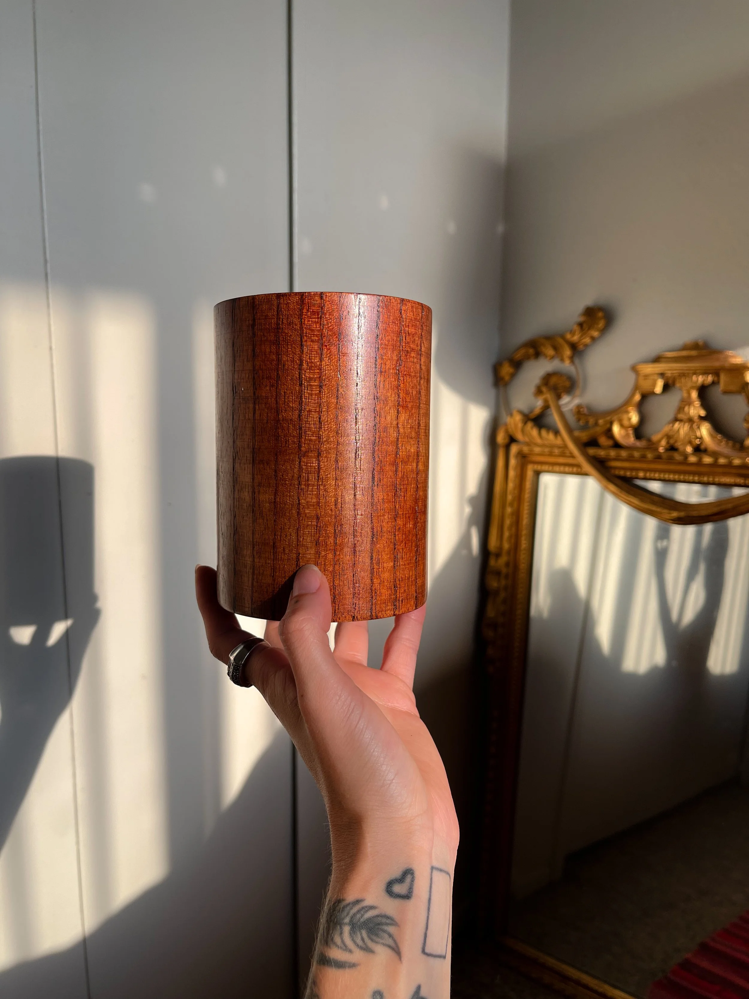 Vintage MCM Teakwood Planter