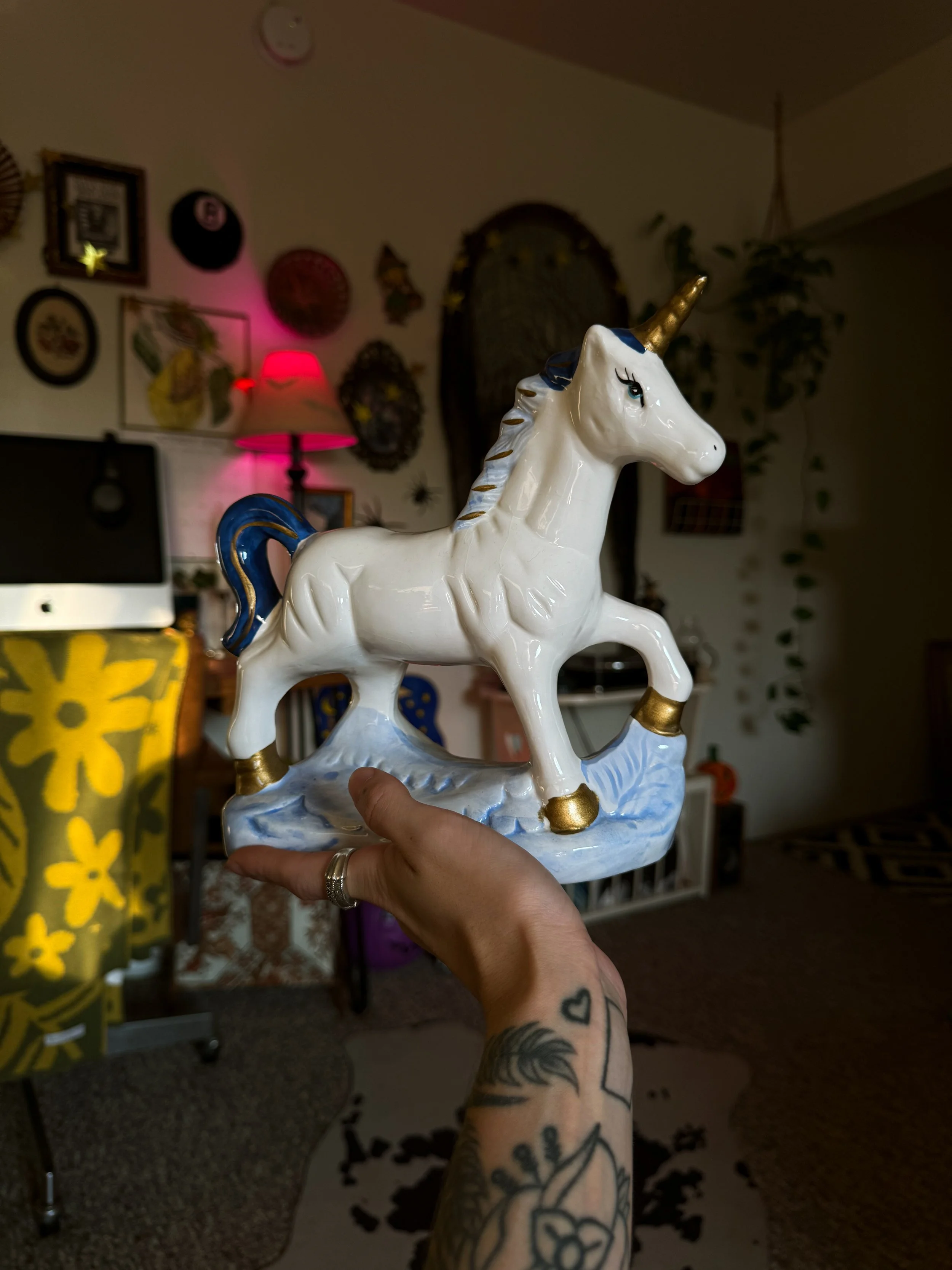 VTG 1990s Ceramic Unicorn