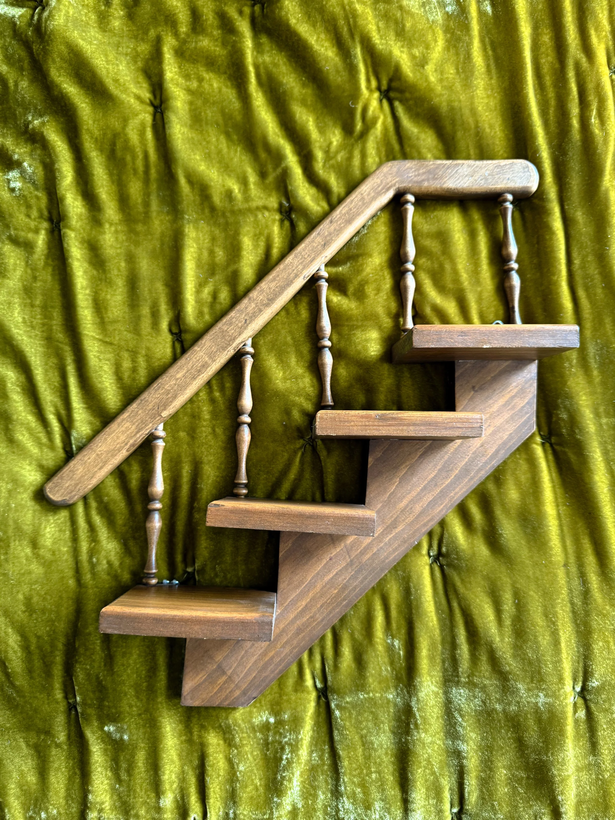 VTG Wooden Staircase Shelf