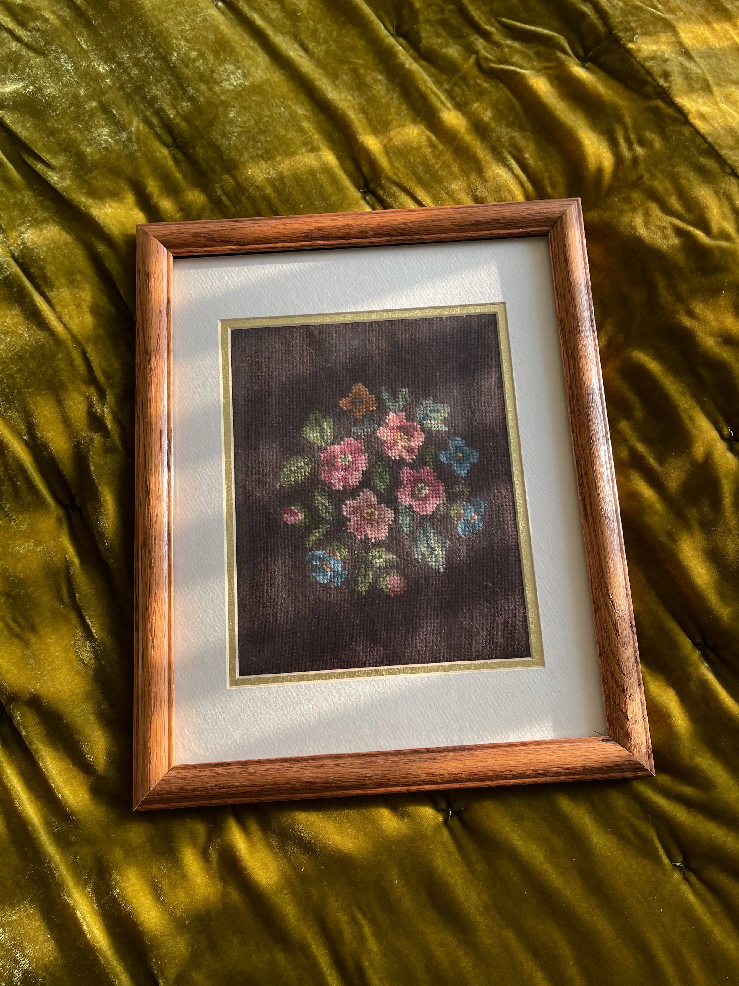 Vintage Embroidered Frame