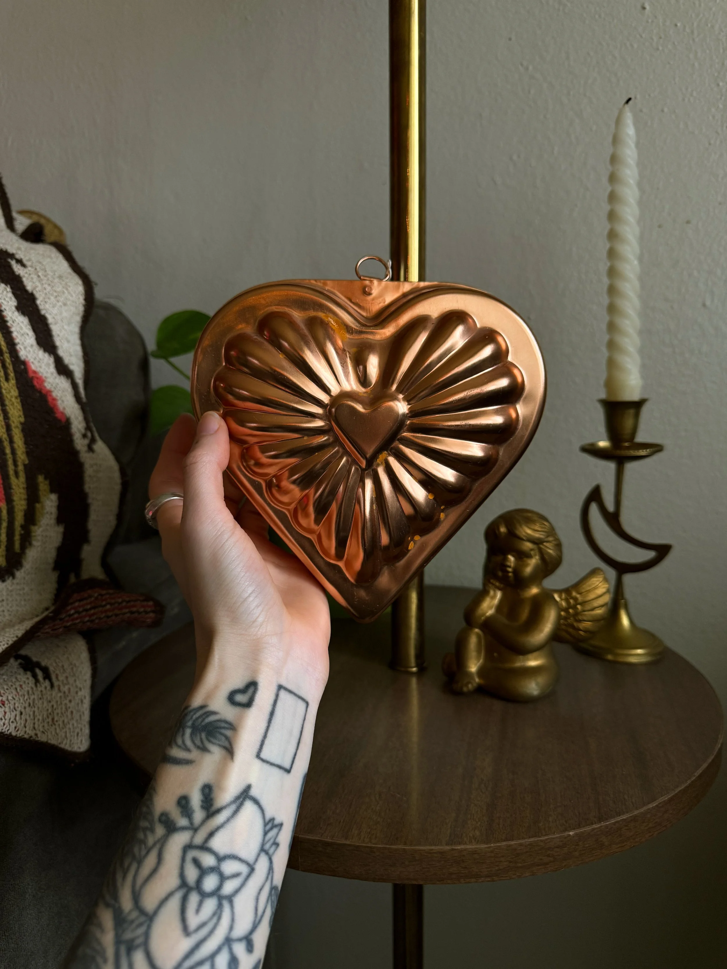 VTG Copper Heart Tin