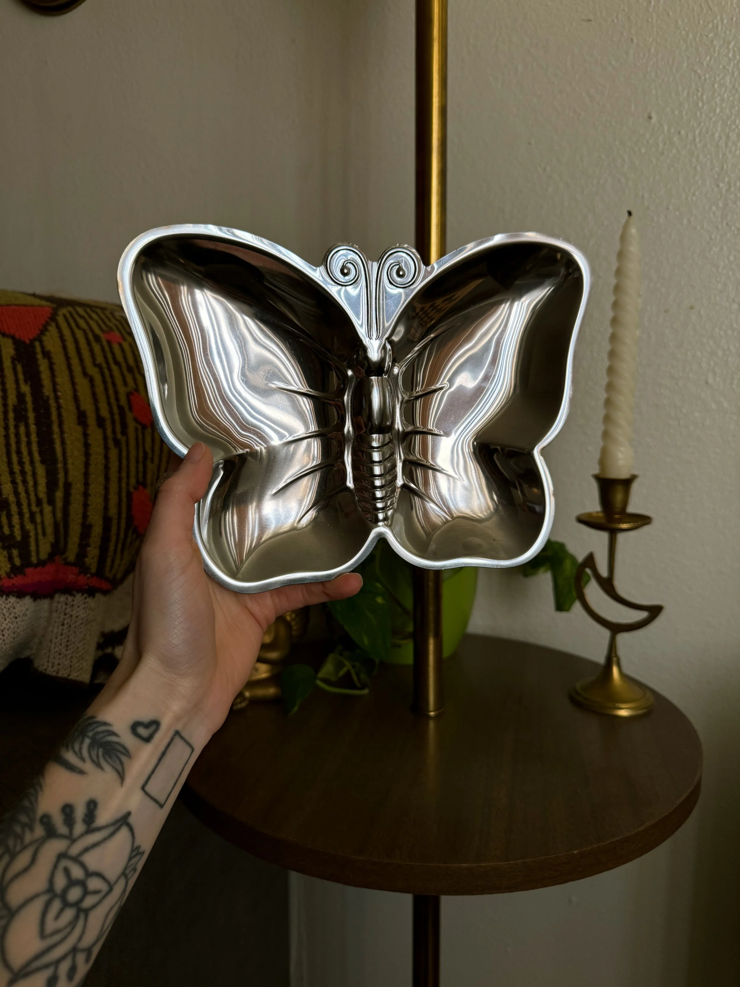VTG Chrome Butterfly Tray