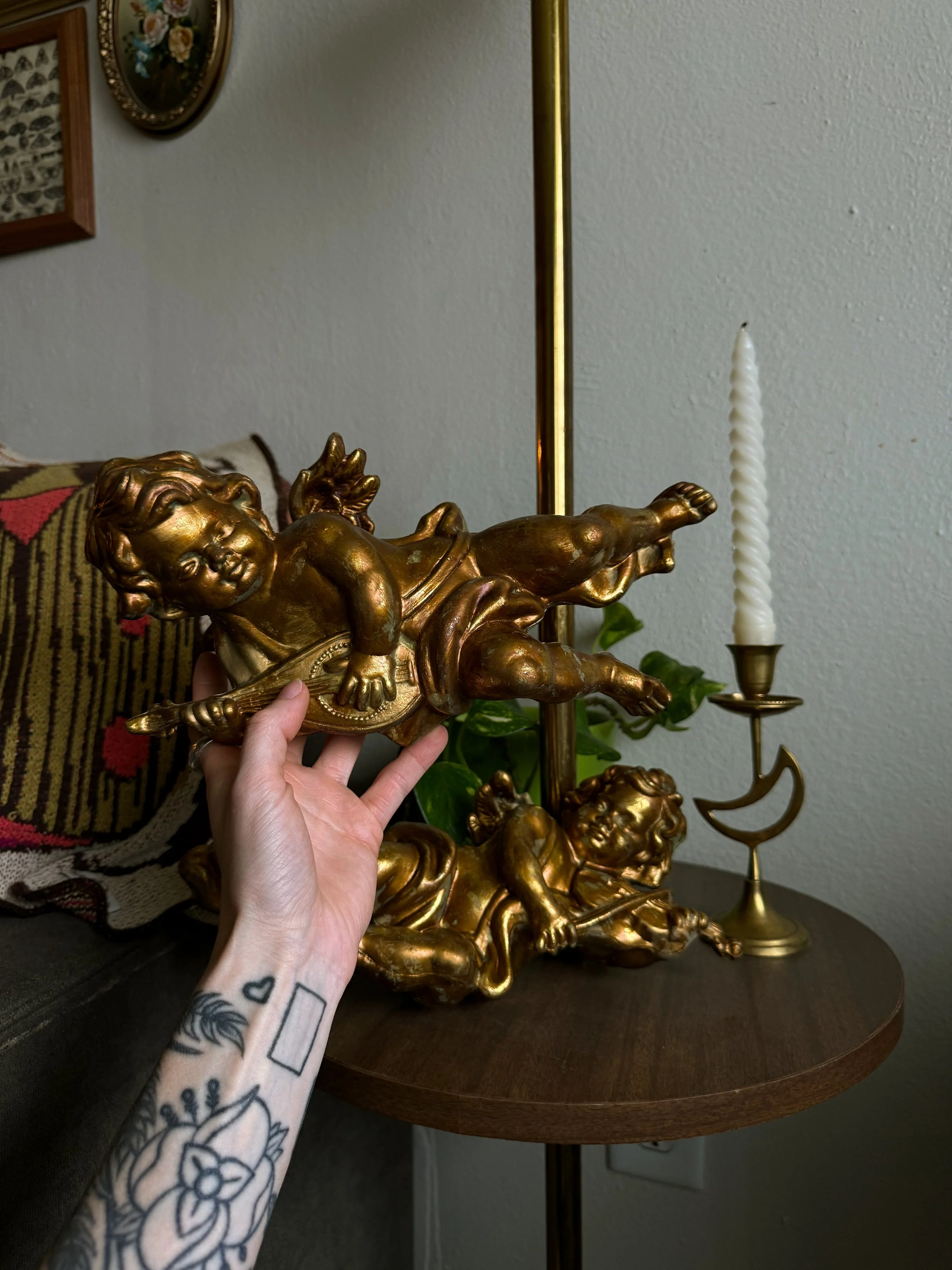 VTG Gold Cherubs
