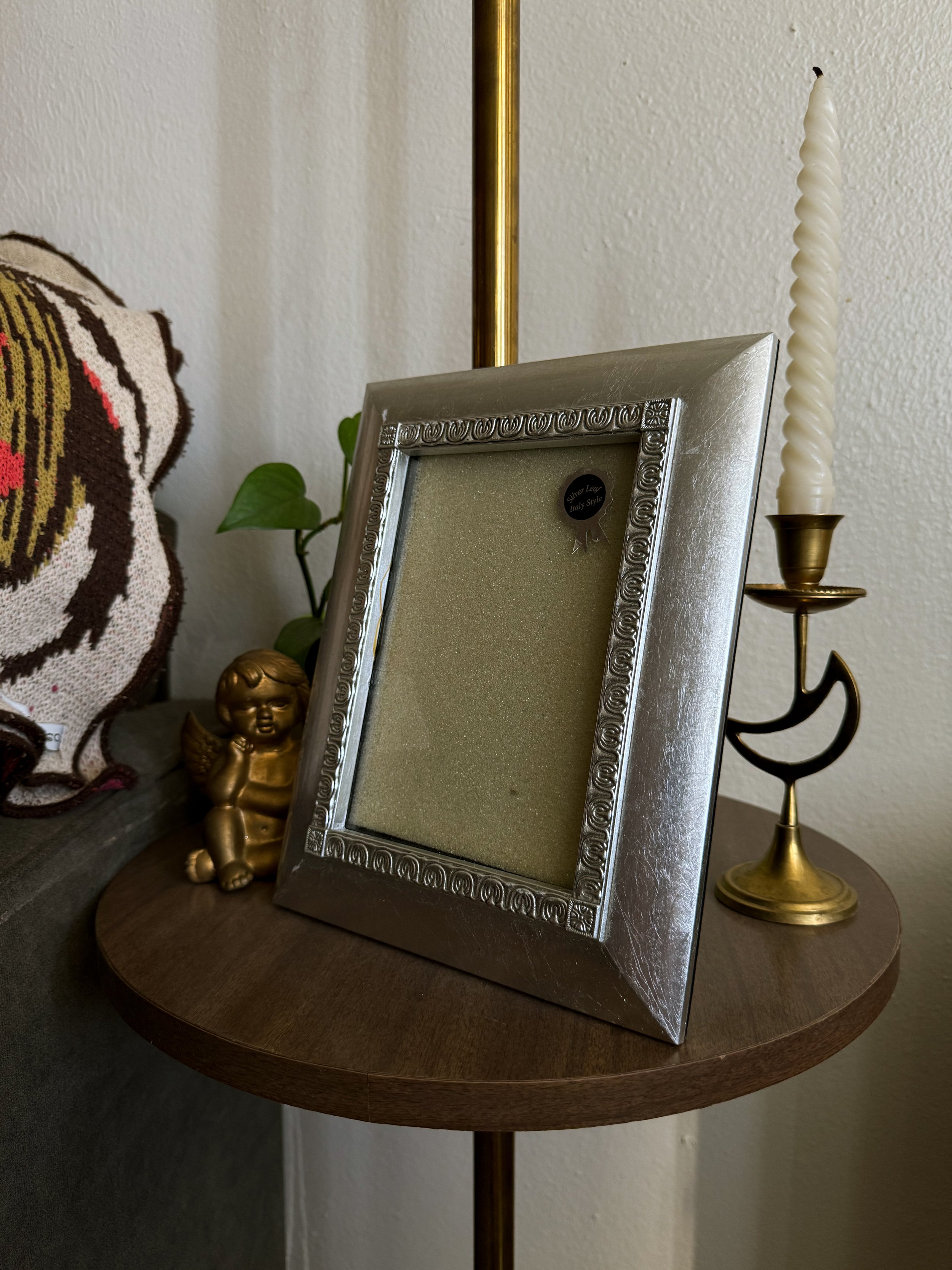 VTG Silver Italian Frame