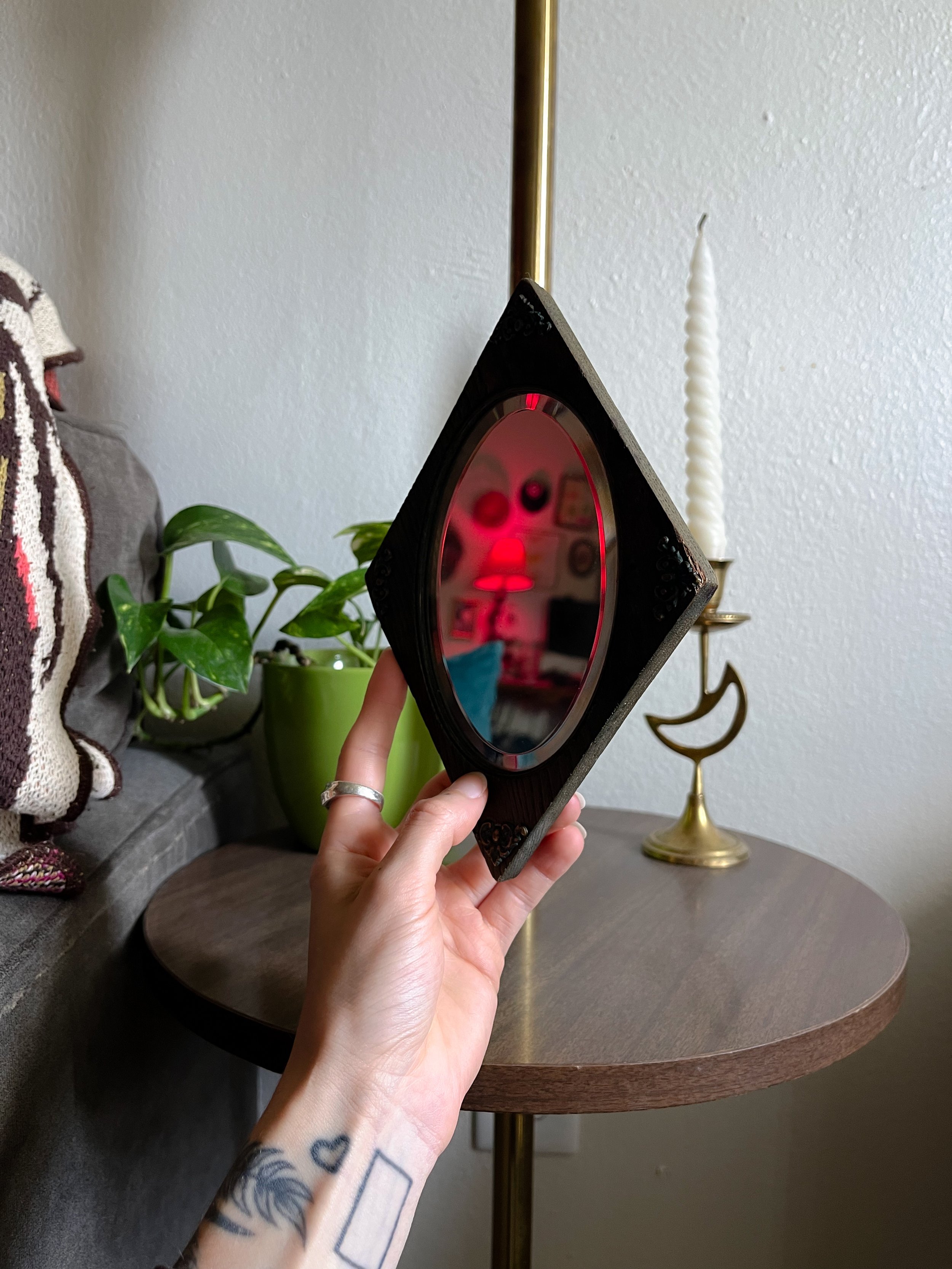 VTG Mini Wood Mirror