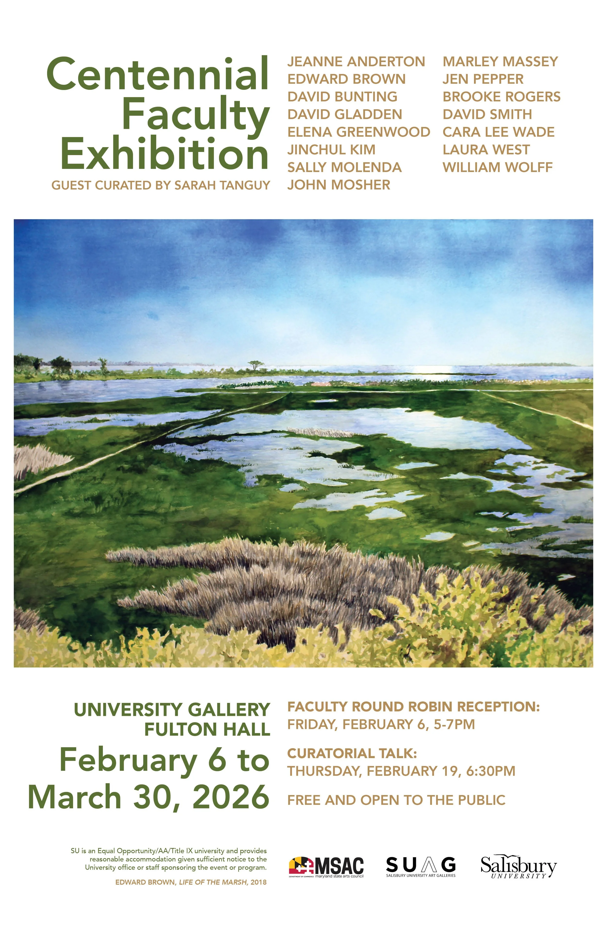 CENTENNIAL FACULTY EXHIBITION &nbsp;