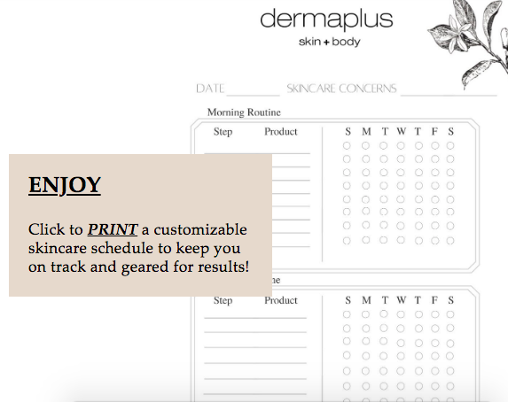February Skin Scoop: Printable skincare calender + skin elixir