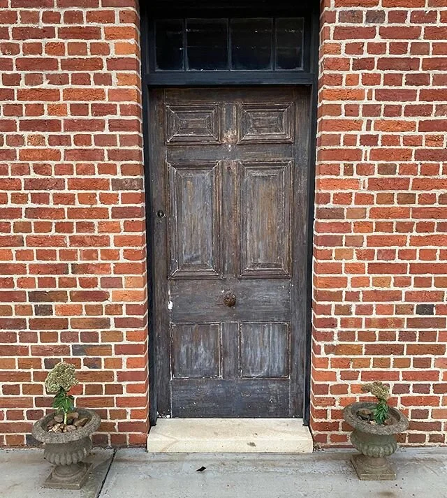 Restoring this original door to help bring back this building to its former glory.