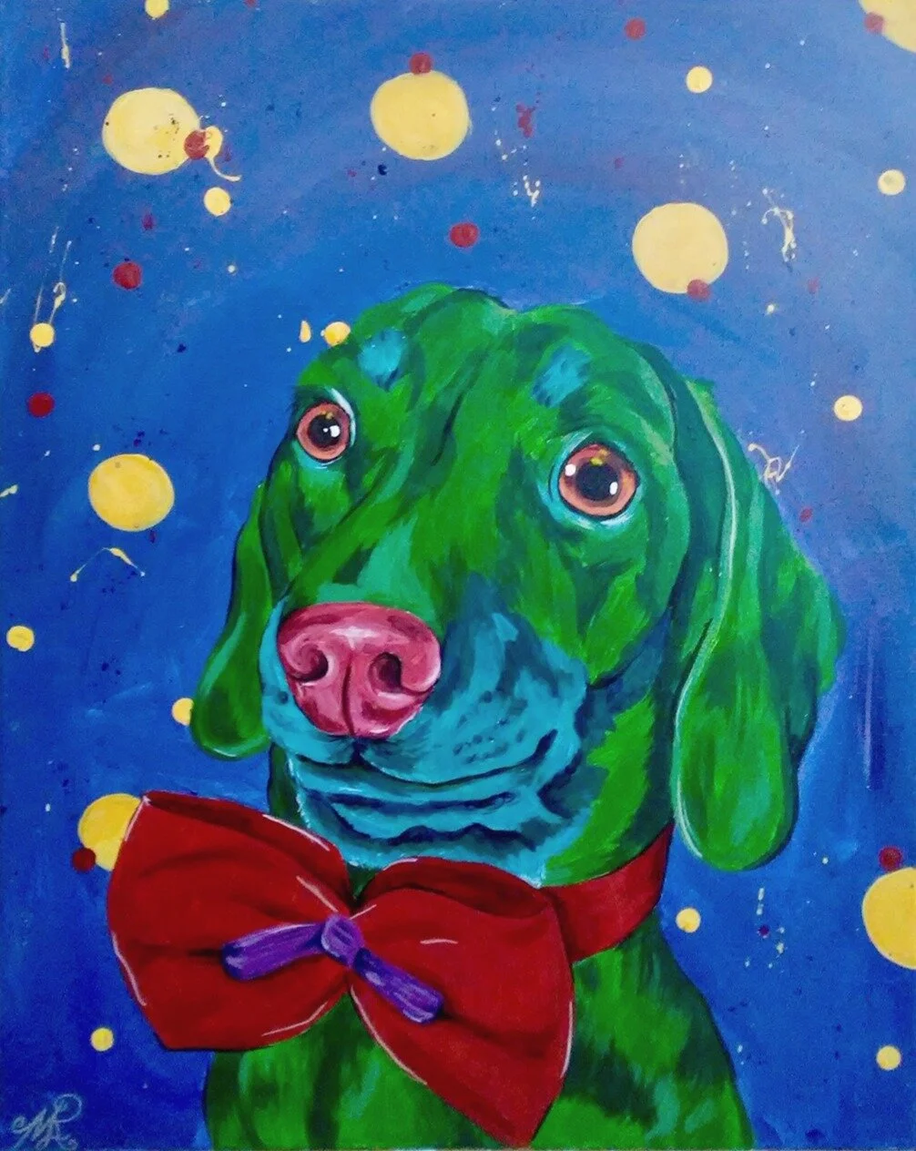 Feeling Ok -Acrylic & canvas 16x20