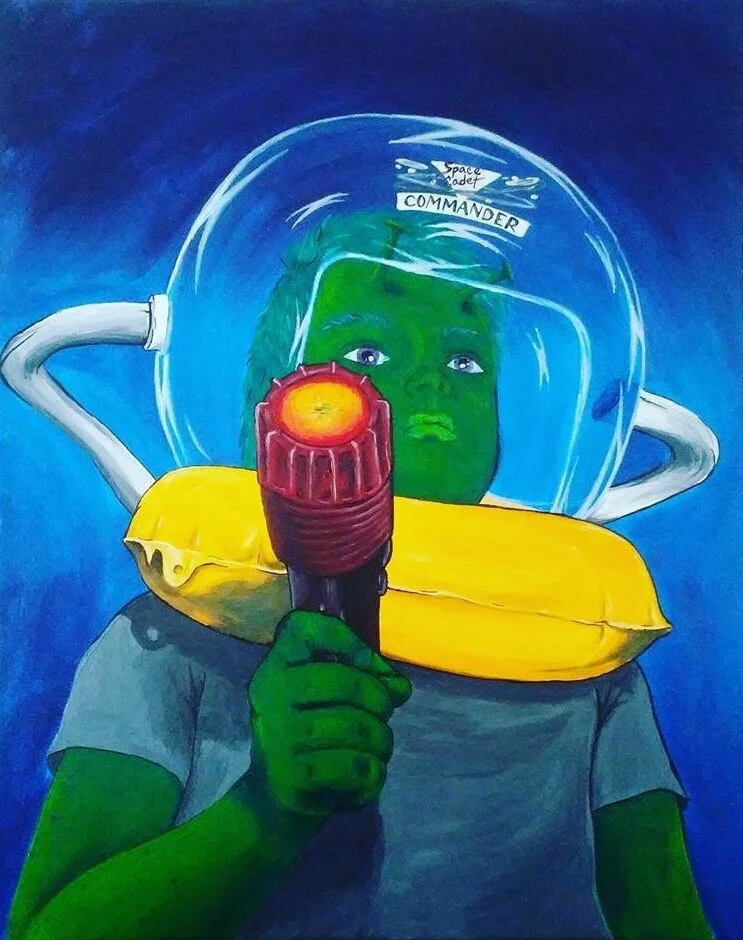 The Space Cadet - Acrylic & Canvas