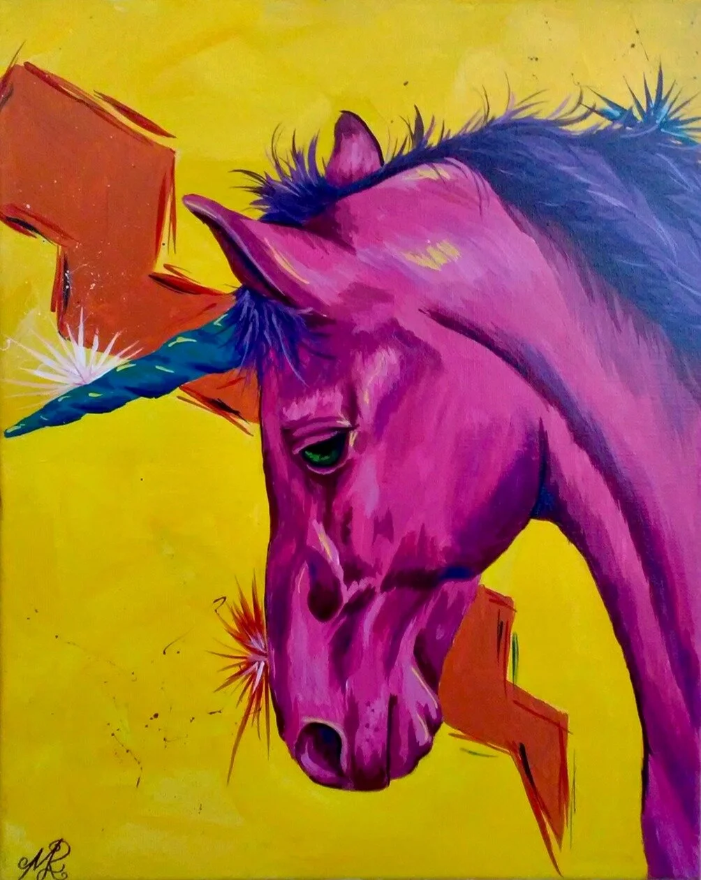 -Acrylic on 16x20 canvas