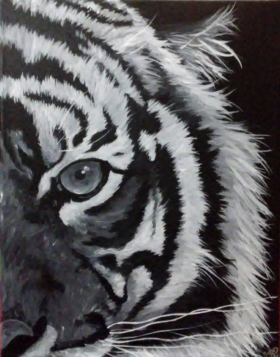 -Acrylic on 11x20 canvas