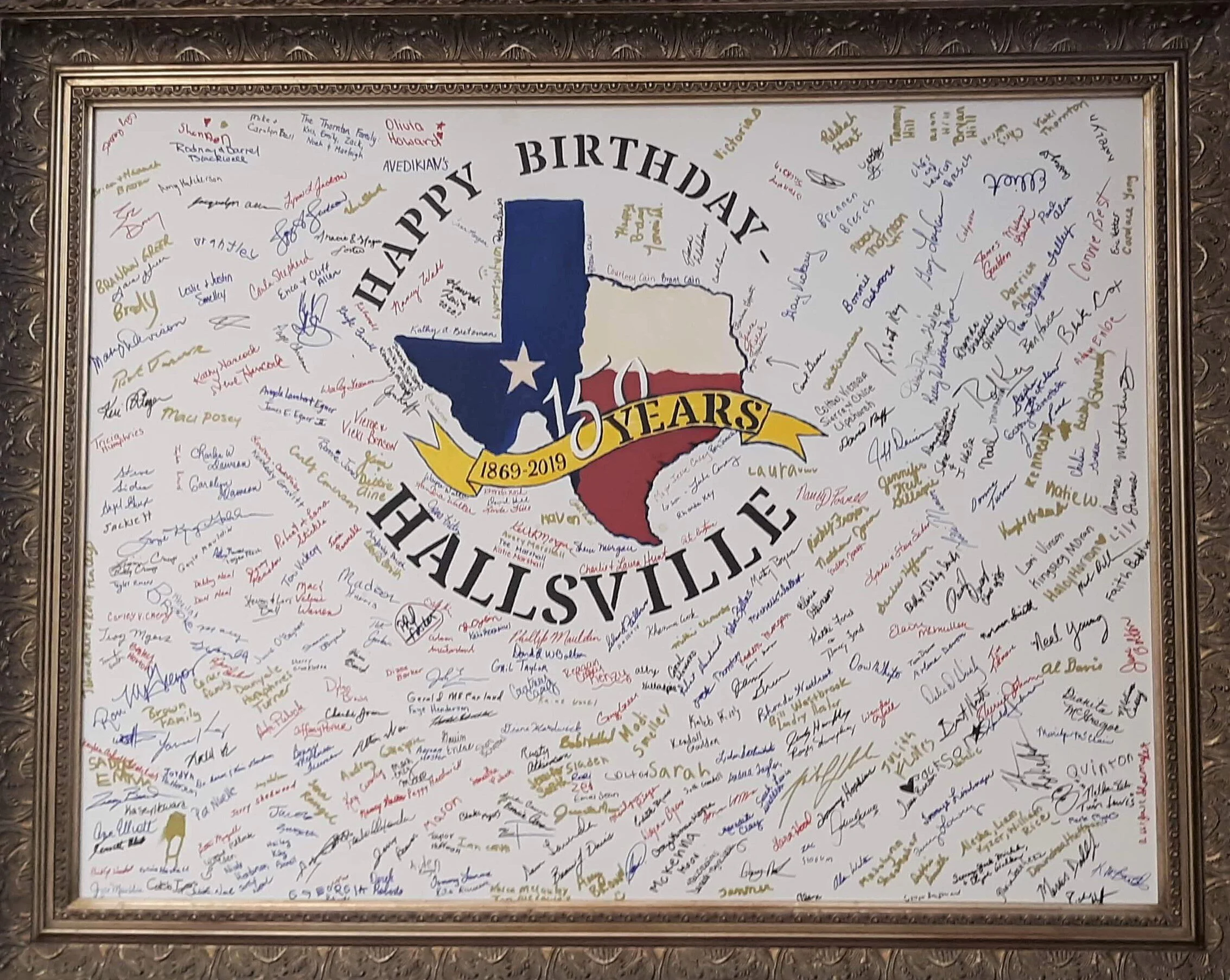 Hallsville, TX -Acrylic on 32x42 canvas