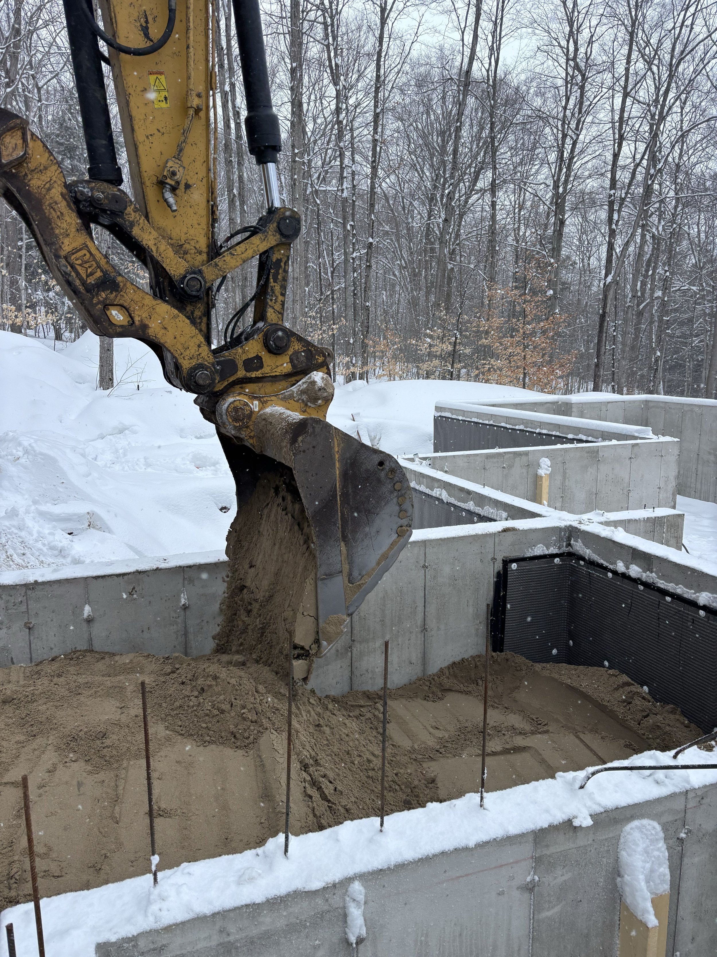 Daymark - Cottage foundation construction and site works