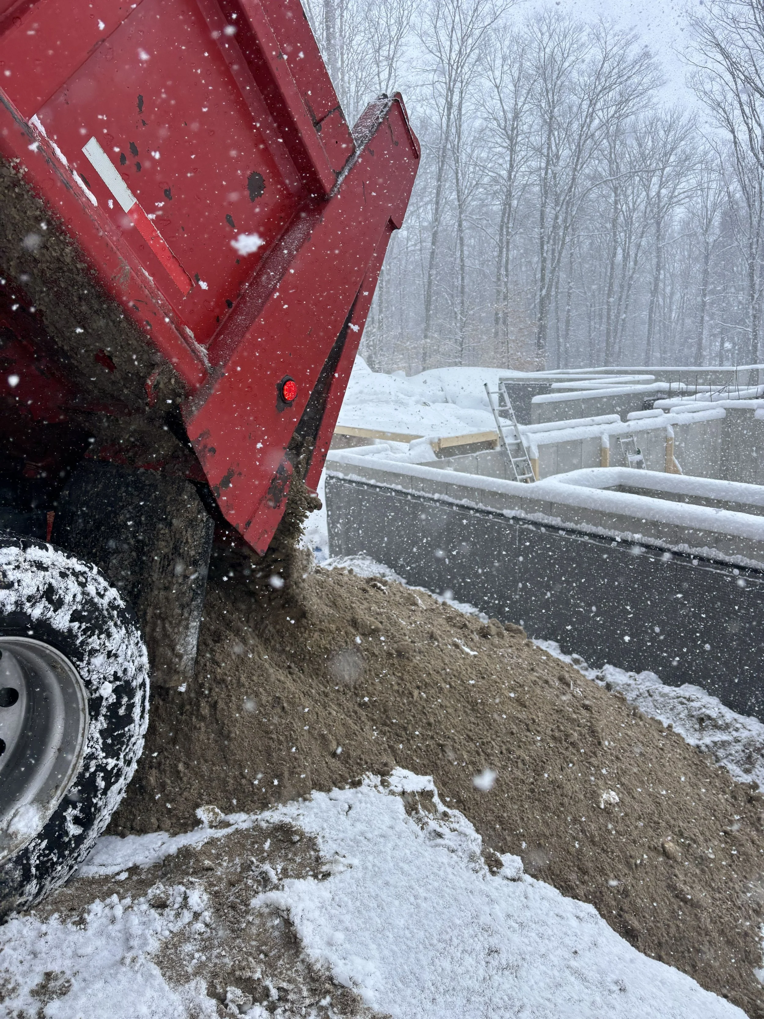 Daymark - Cottage foundation construction and site works
