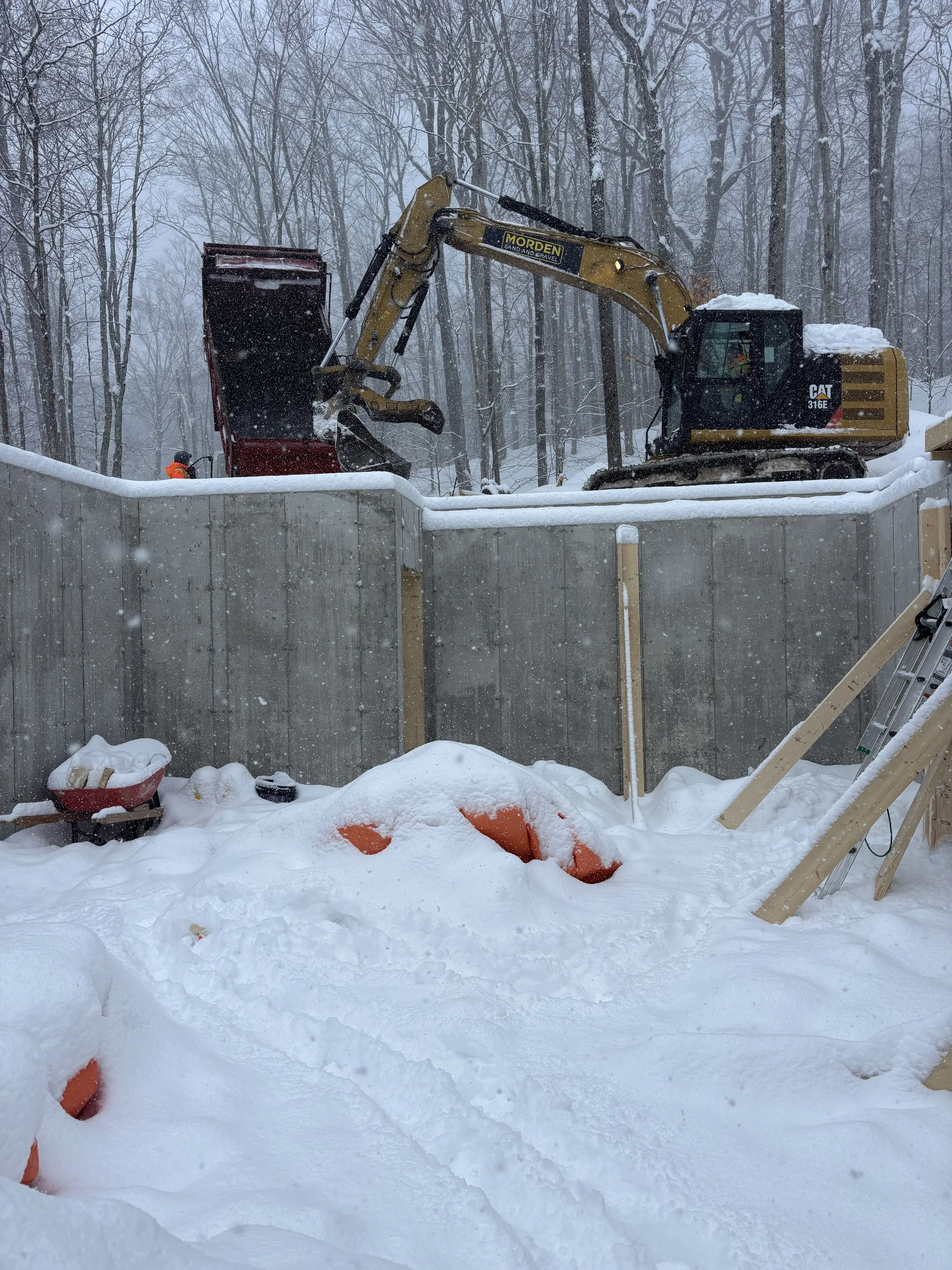 Daymark - Cottage foundation construction and site works