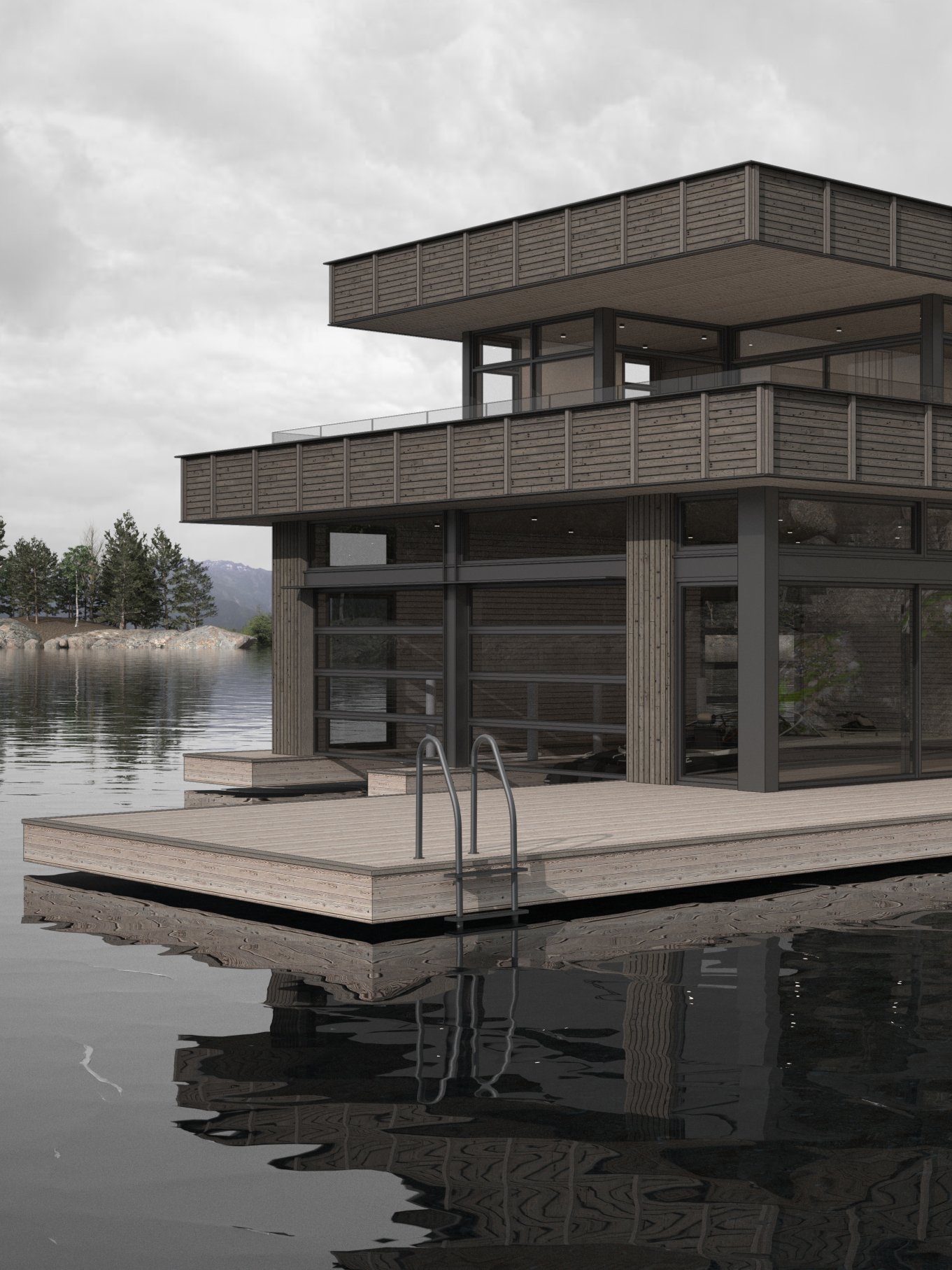 Lake Muskoka Boathouse