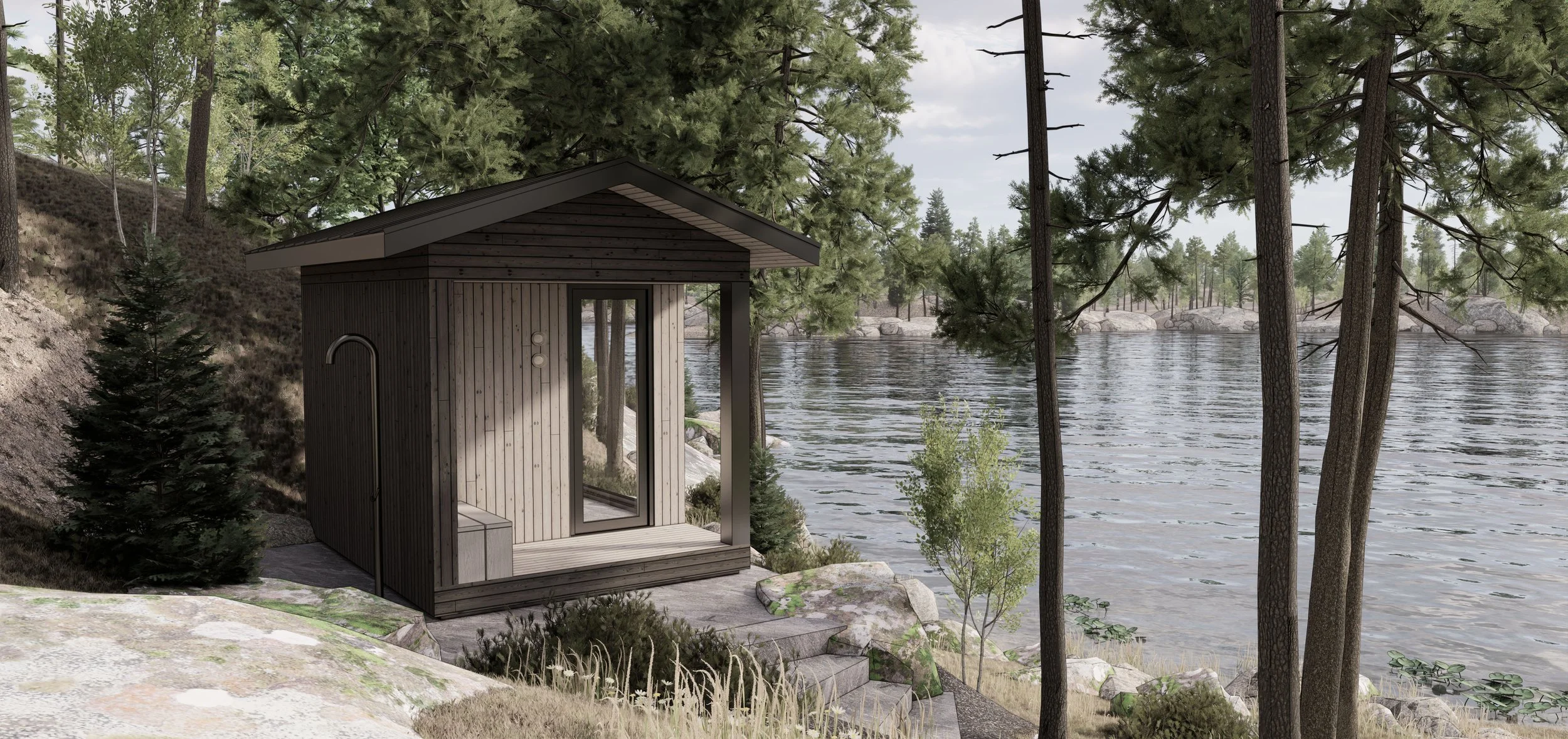 Modern Muskoka Sauna