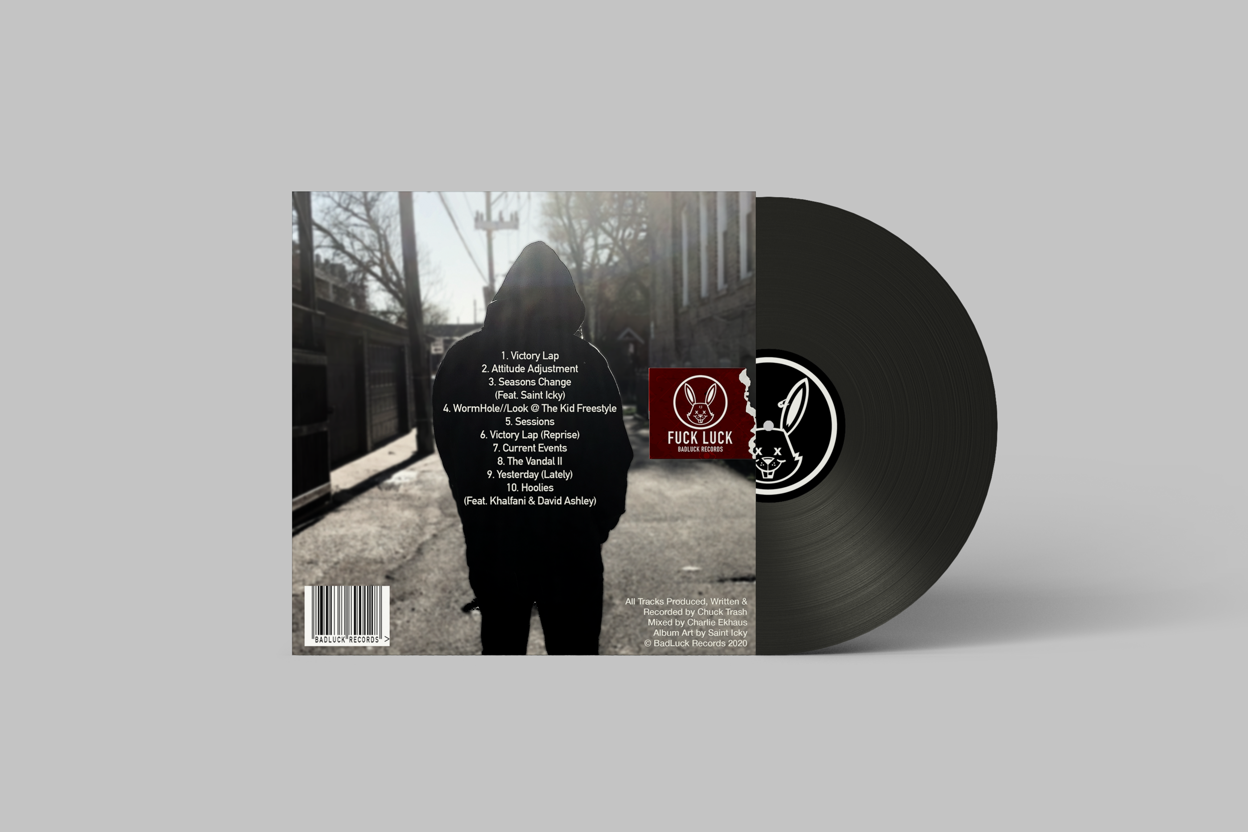 Chuck Trash "Lately" (Back Cover)