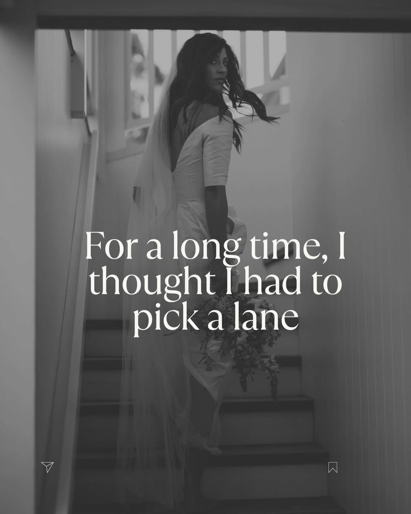 For the longest time I thought I had to pick a lane.
Weddings.
Branding.
Families.
Boudoir.
I&rsquo;ve done all of them.
And for ages, I tried to separate them like different specialties, different versions of my work.
But they were never separate.
W