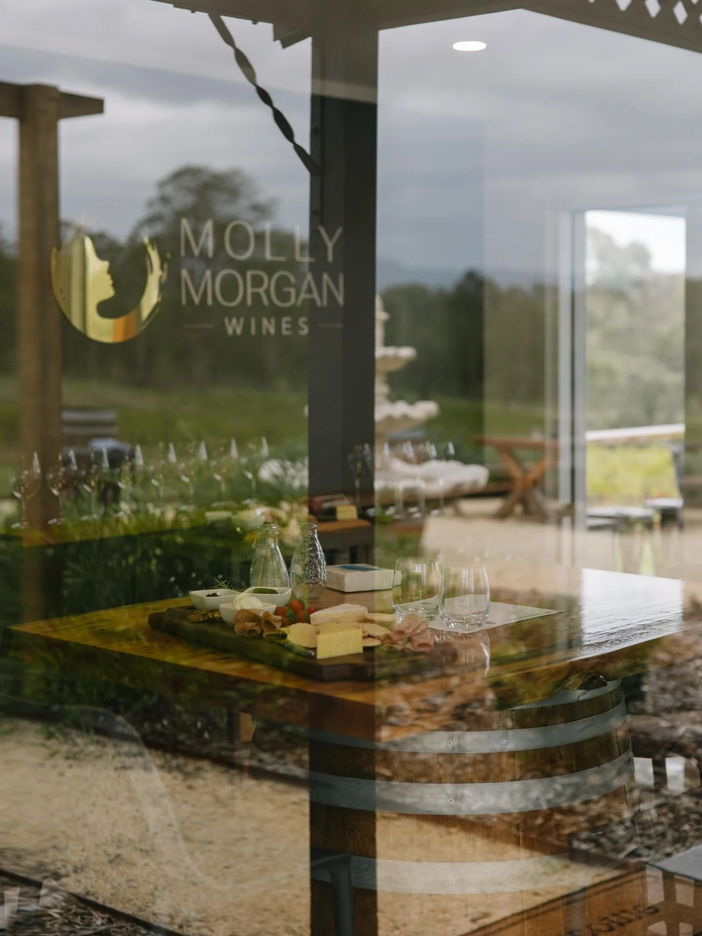A cellar door experience like no other. A sneak peek for @mollymorganwines 🍷
