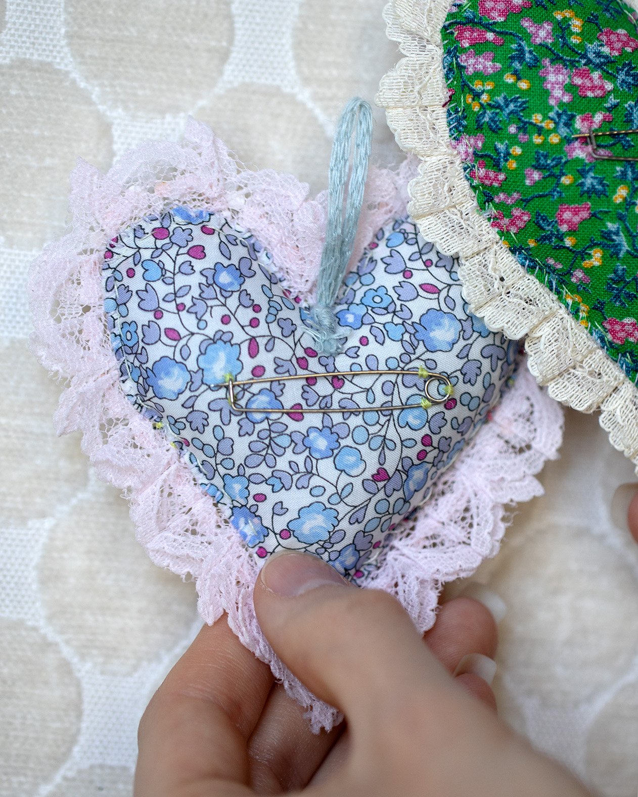 detail of brooch