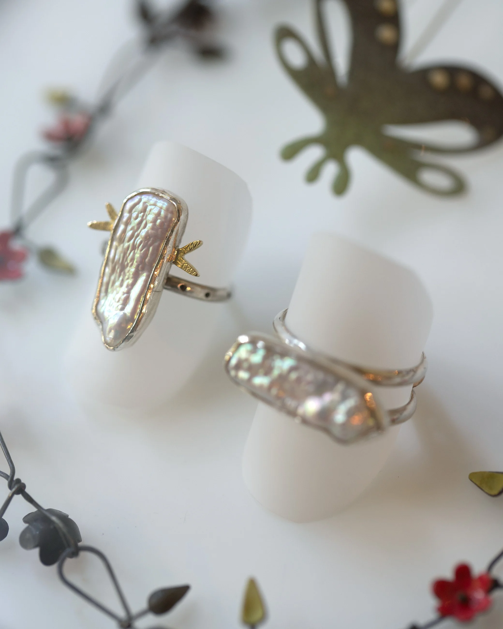 pearl rings