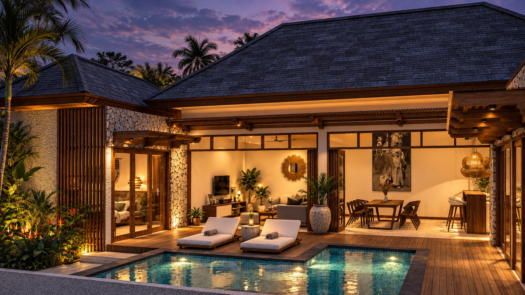 Twilight Tropical Villa by the Pool.png